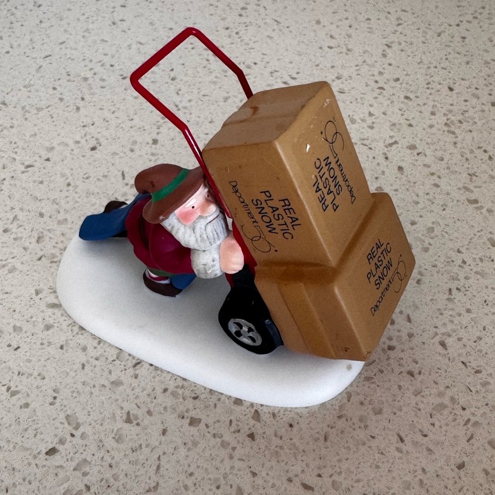 Department 56 Delivering Real Plastic Snow